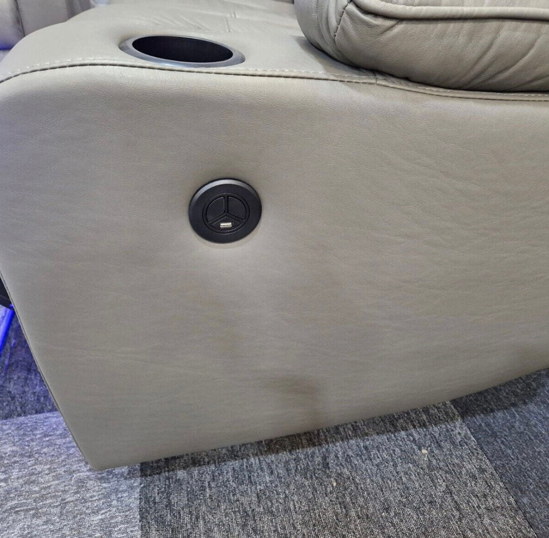 Orlando Electric Leather Reclining Set