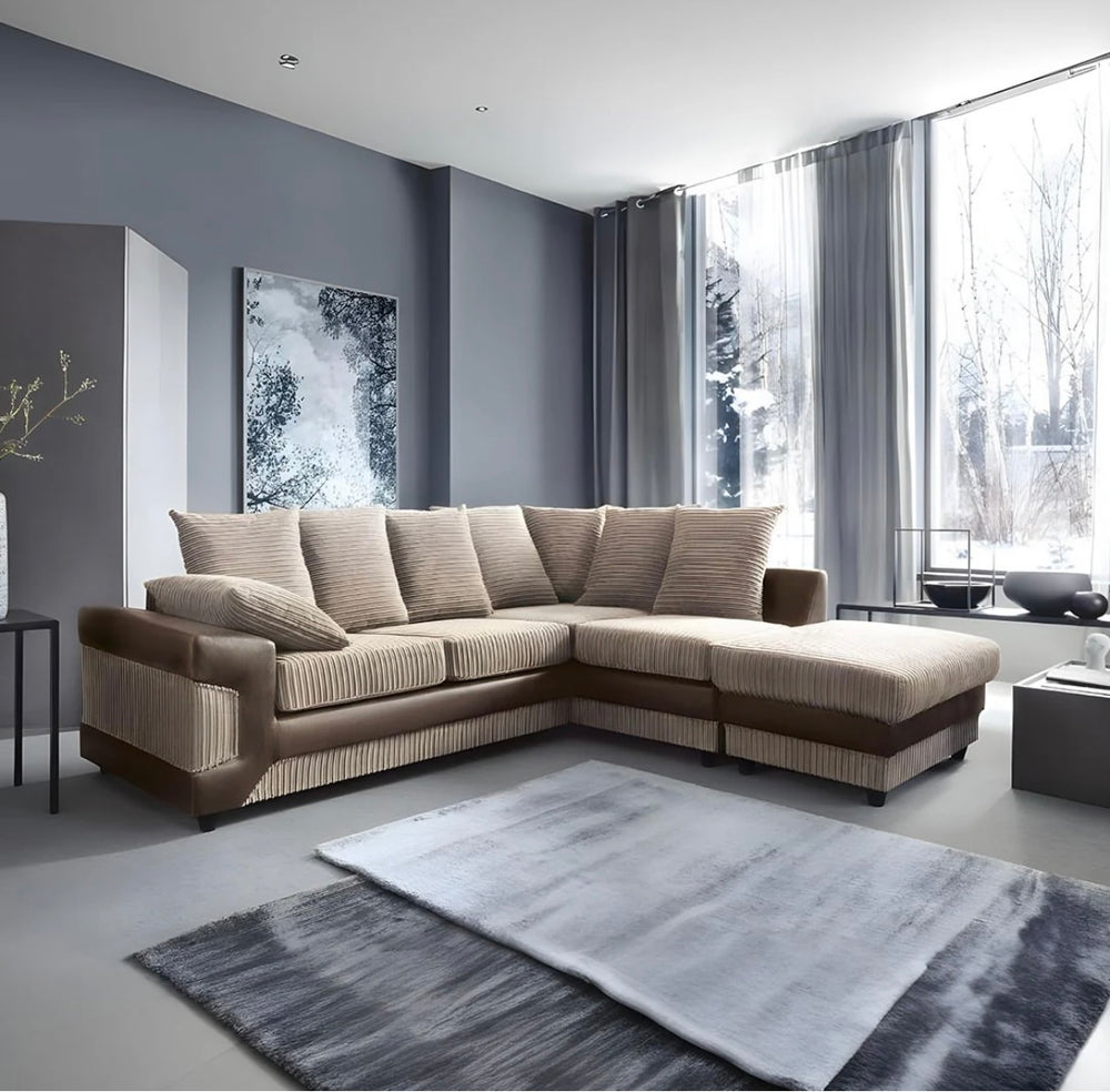 Diablo Corded Chaise Corner Sofa