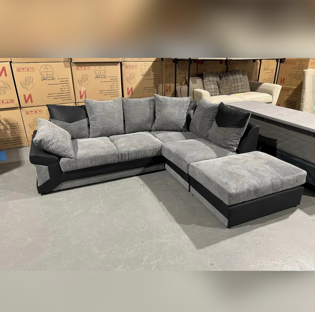Diablo Corded Chaise Corner Sofa