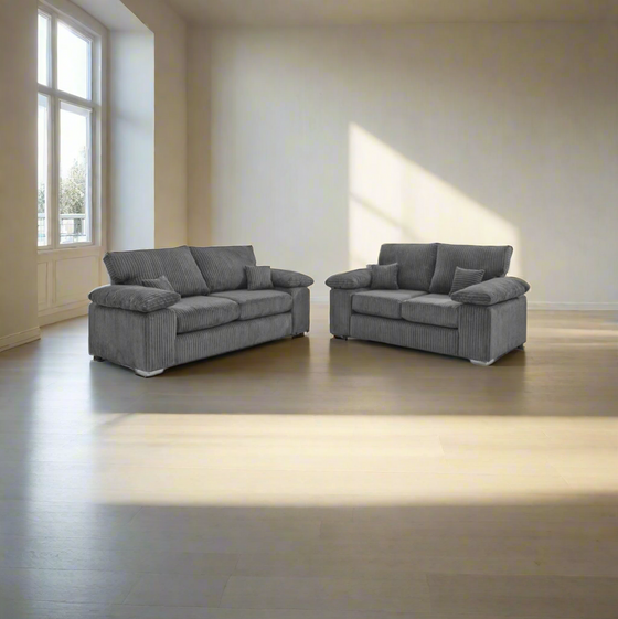 Monaco Corded 3+2 Sofa Set