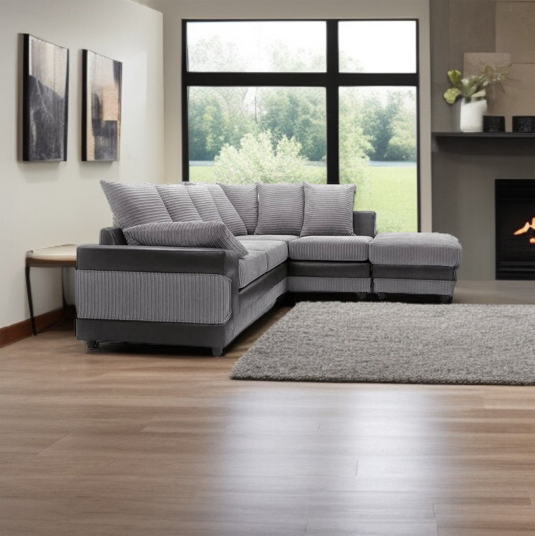 Diablo Corded Chaise Corner Sofa