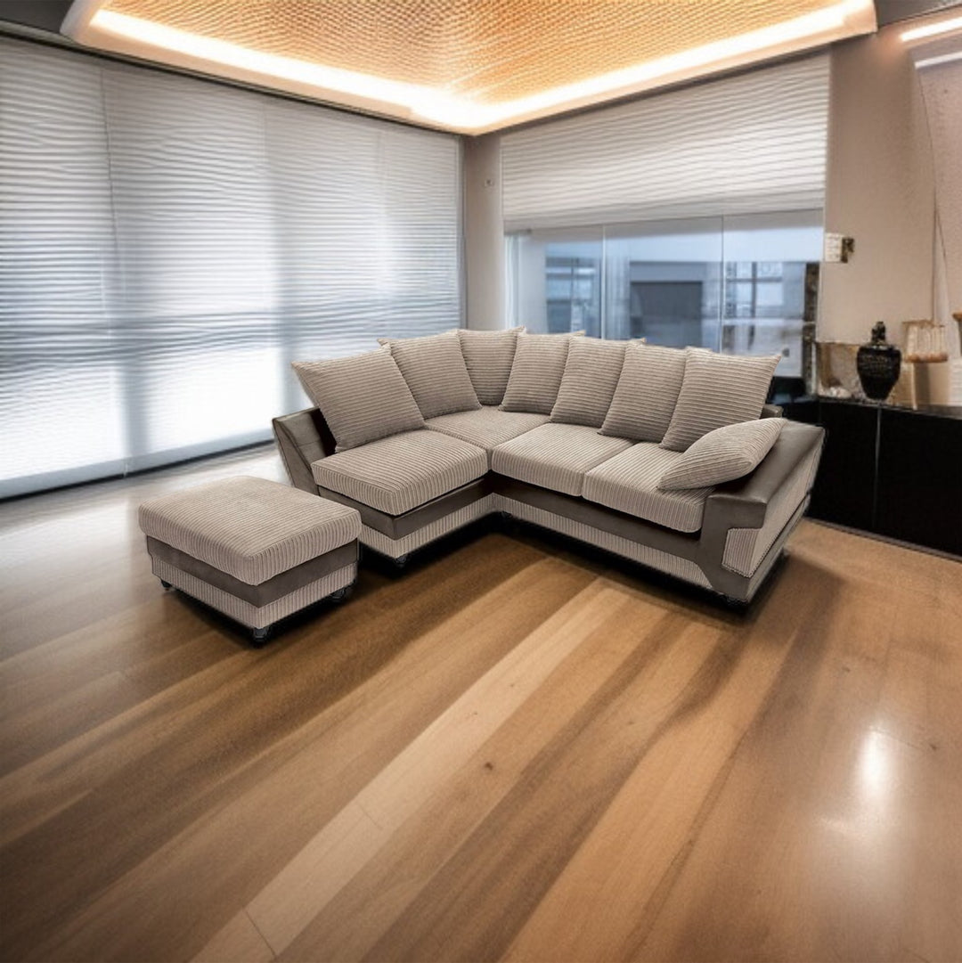 Diablo Corded Chaise Corner Sofa