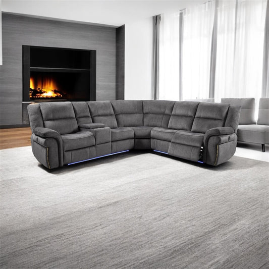 Berlin Electric Corner Recliner