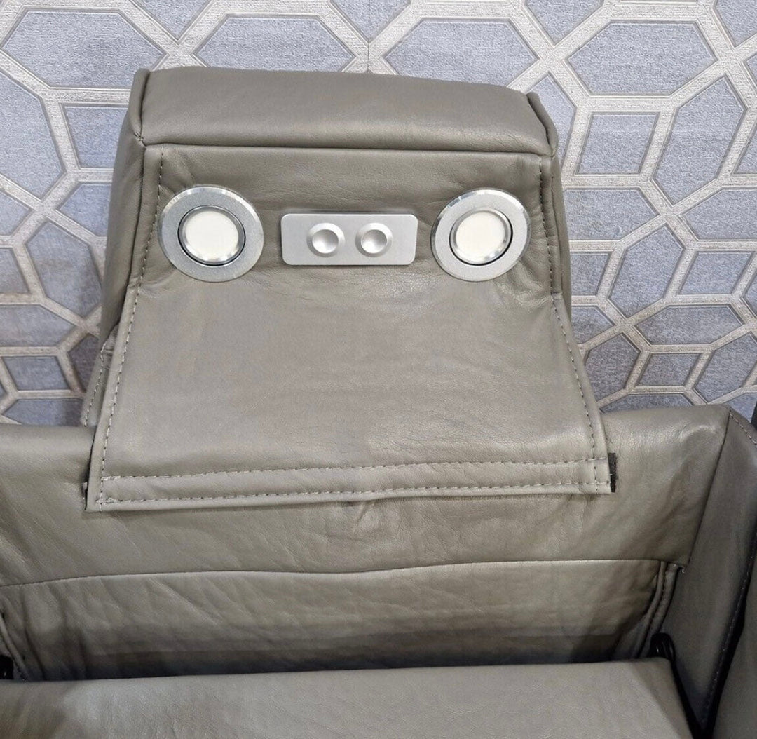 Orlando Electric Leather Reclining Set