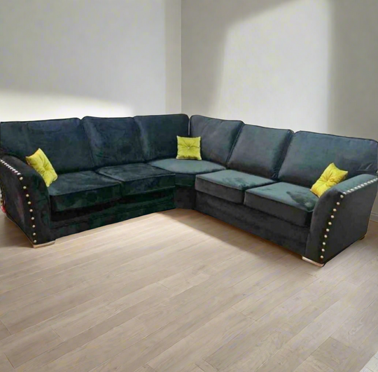 Santiago Studded Corner Sofa