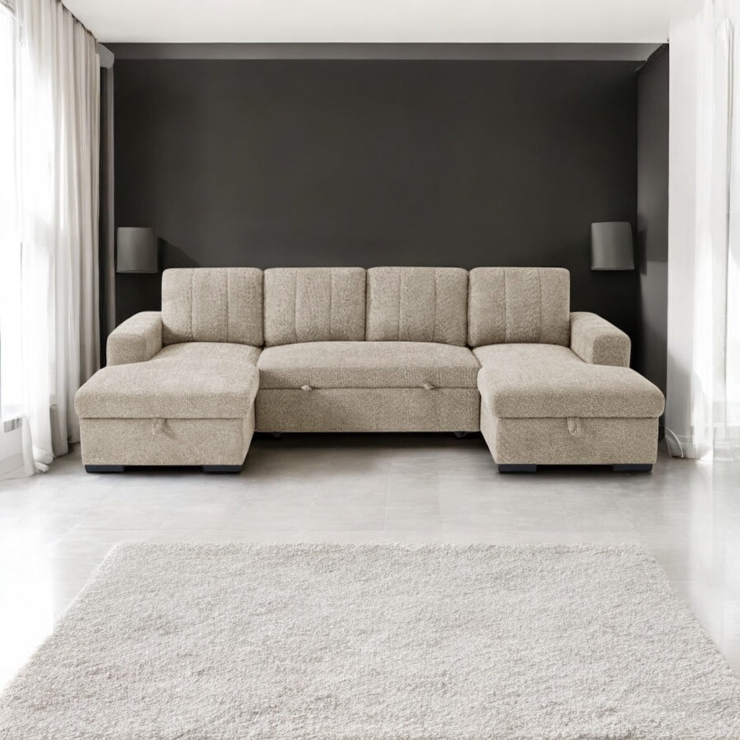 Comet U Shape Storage Sofa Bed