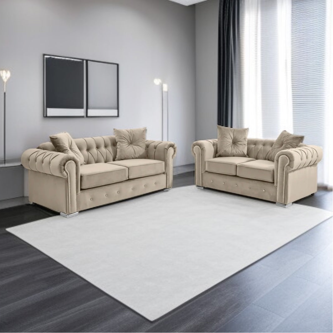 Apollo Chesterfield 3+2 Sofa Set