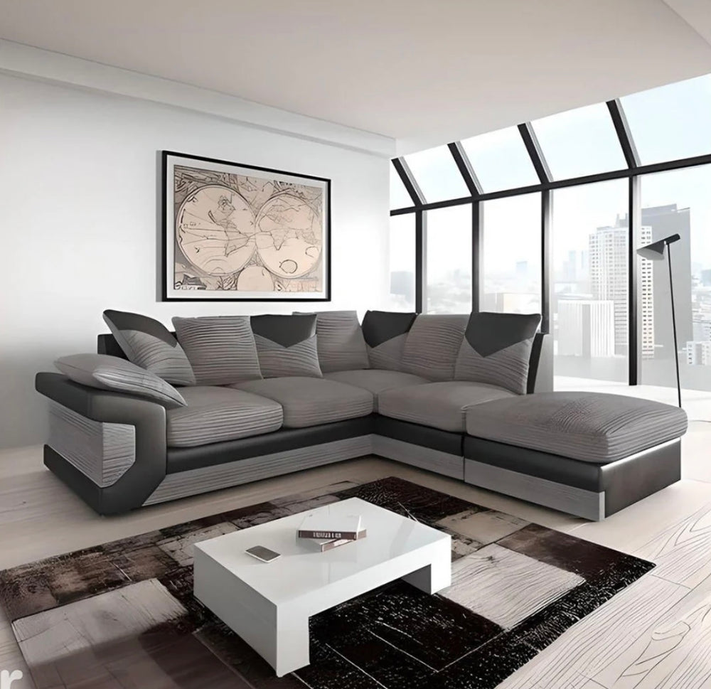 Diablo Corded Chaise Corner Sofa